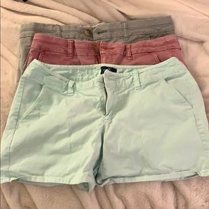 3 pairs of American eagle midi shorts!